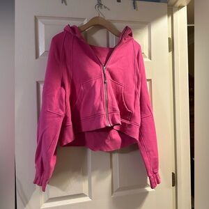 Sonic Pink Lululemon Scuba Full Zip